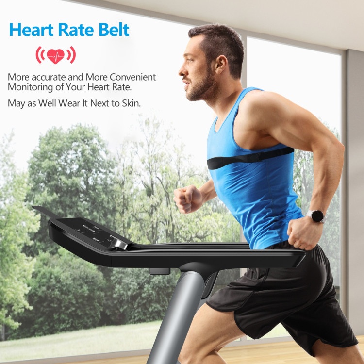 Italian Designed Folding Treadmill With Heart Rate Belt And Fatigue Button