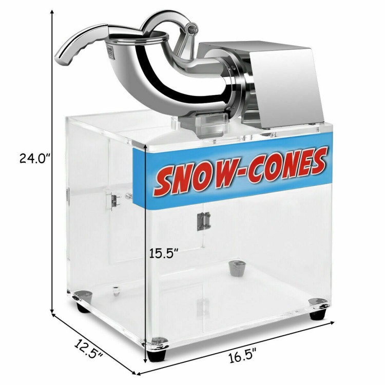 Electric Snow Cone Machine Ice Shaver Maker