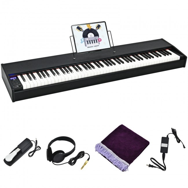 88Key Full Size Digital Piano Weighted Keyboard With Sustain Pedal 88Key Full Size Digital Piano Weighted Keyboard With Sustain Pedal