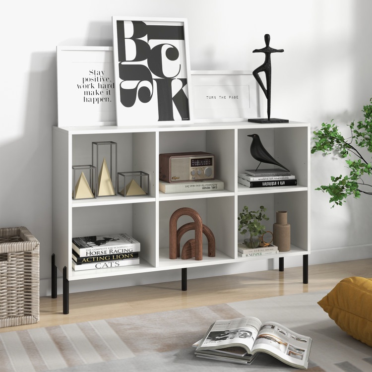 Open-Back Bookshelf With Drawer for Study