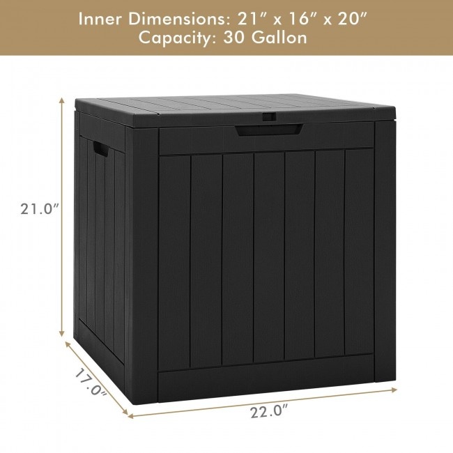 30 Gallon Deck Box Storage Seating Container