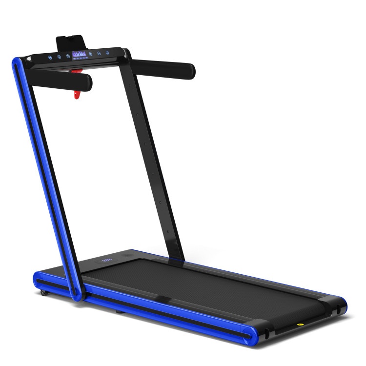 2-In-1 Folding Treadmill With Dual Led Display