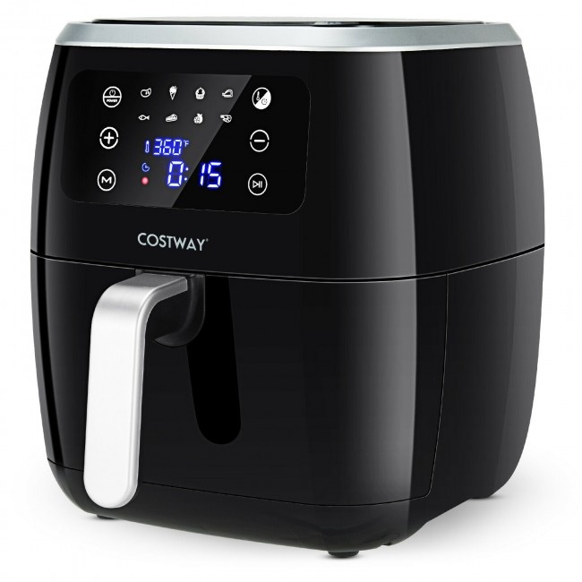 6.5Qt Air Fryer Oilless Cooker With 8 Preset Functions And Smart Touch Screen