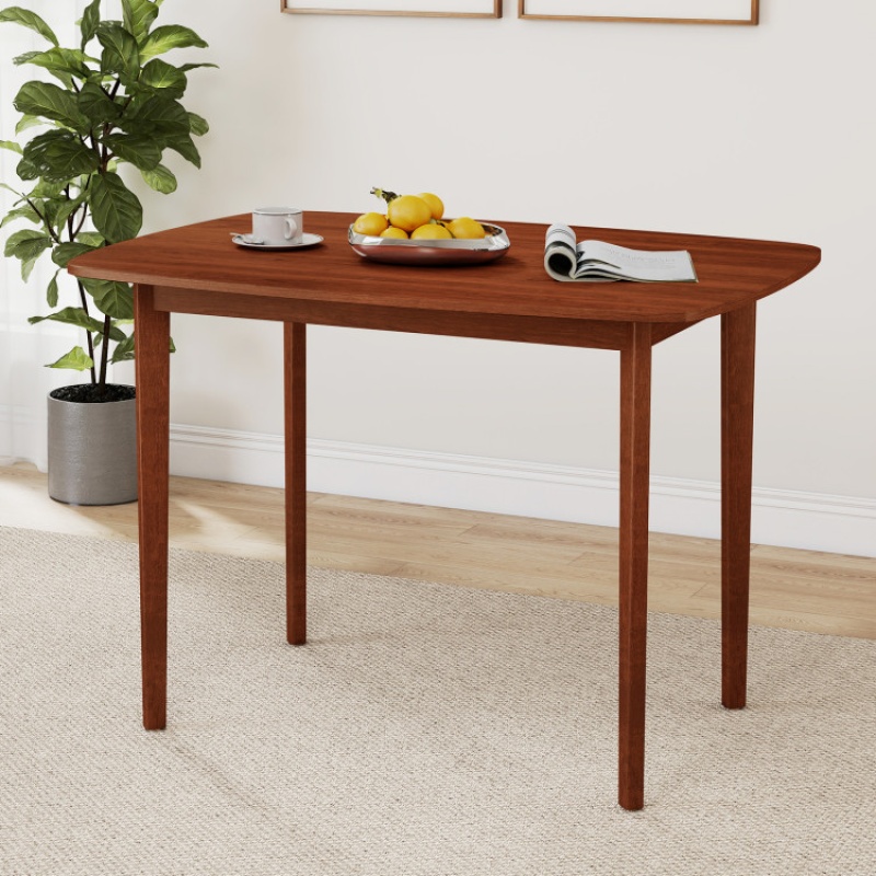 Wooden Dining Table for 2-4 People, Walnut