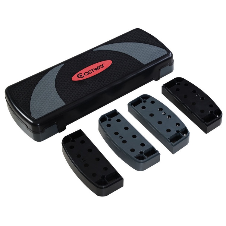 31 Inch Adjustable Fitness Aerobic Step With Riser