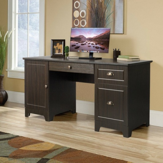 59 Inch Computer Desk with Drawers and Storage Cabinet