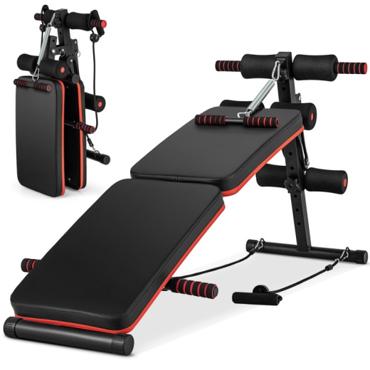 Multifunctional Sit Up Bench 4 Position Adjustable Metal Workout Bench