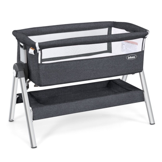 Portable Baby Bedside Sleeper with Adjustable Heights and Angles
