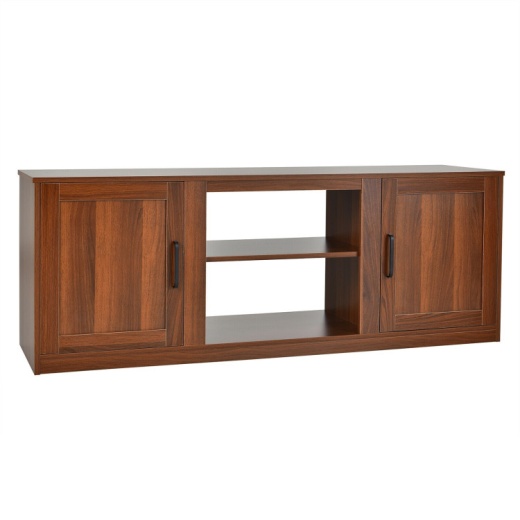 58 Inch Tv Stand With 1500W Faux Fireplace For Tvs Up To 65 Inch-Vintage