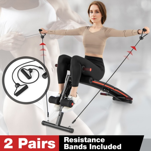 Multifunctional Sit Up Bench 4 Position Adjustable Metal Workout Bench