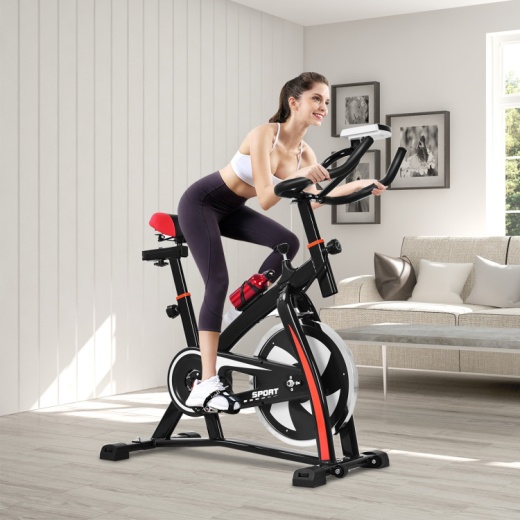 Household Adjustable Indoor Exercise Cycling Bike Trainer With Electronic Meter