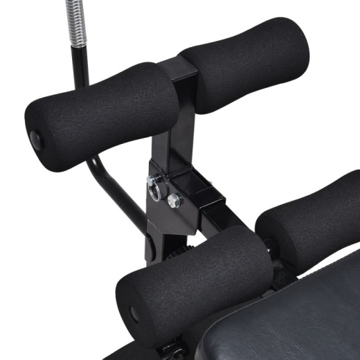 Adjustable Incline Curved Workout Fitness Sit Up Bench