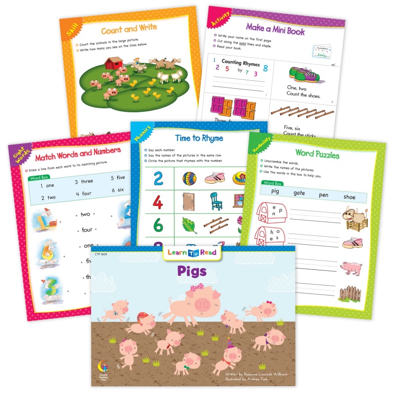 Pigs Worksheets