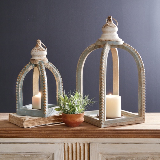 Set Of Two St Tropez Lanterns - French Riviera Charm for Your Home