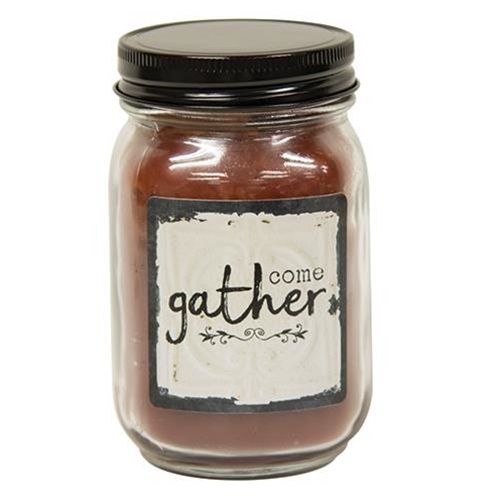 Come Gather Jar Candle, 12Oz, Buttered Maple Syrup