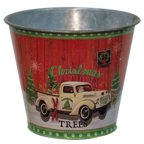 Christmas Trees Truck Bucket