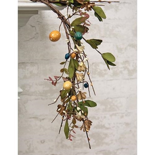 Country Easter Garland, 4Ft