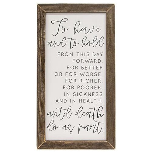 To Have And To Hold Framed Print