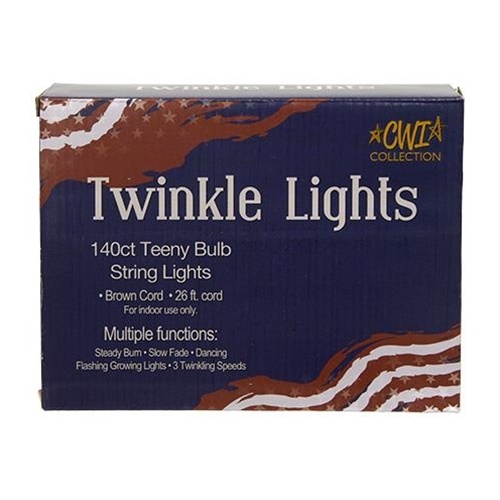 Americana Twinkle Lights, 140 Ct