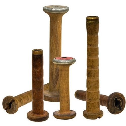 Vintage Wooden Spool - Add Rustic Charm to Your Home Decor