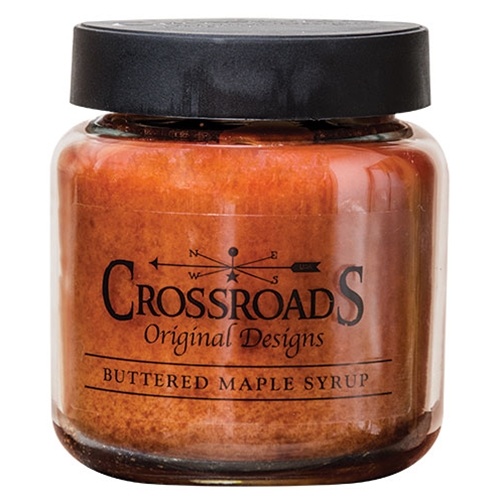 Buttered Maple Syrup Jar Candle, 16Oz