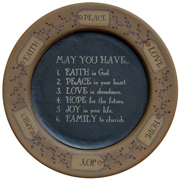 May You Have Plate - Inspirational Home Decor Must-Have