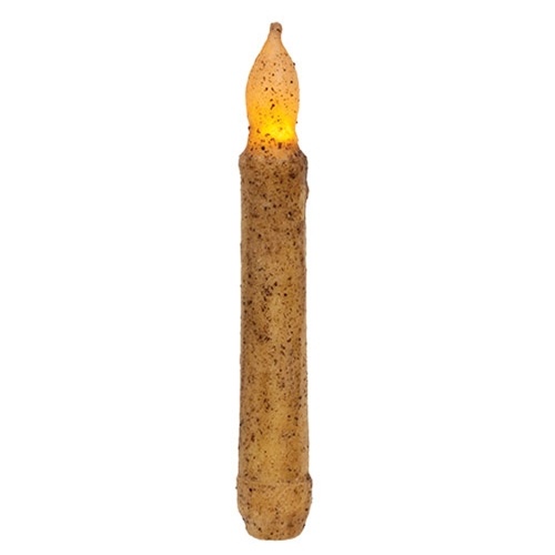 6" Burnt Ivory Timer Taper