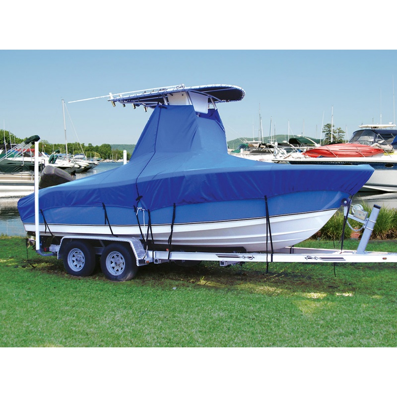 Taylor Made T-Top Boat Semi-Custom Cover 23'5" - 24'4" X 102" - Blue