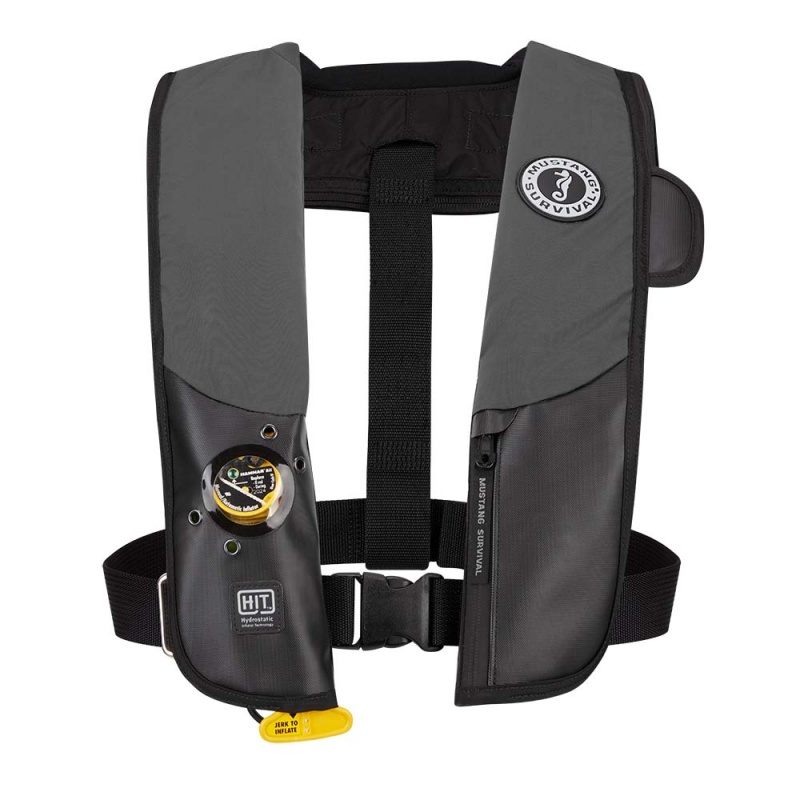 Mustang Hit Hydrostatic Inflatable Automatic Pfd - Black