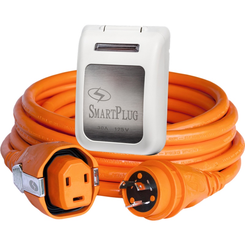 Smartplug 30 Amp Smartplug/Twist Type Cordset W/White Inlet Cover- 50'