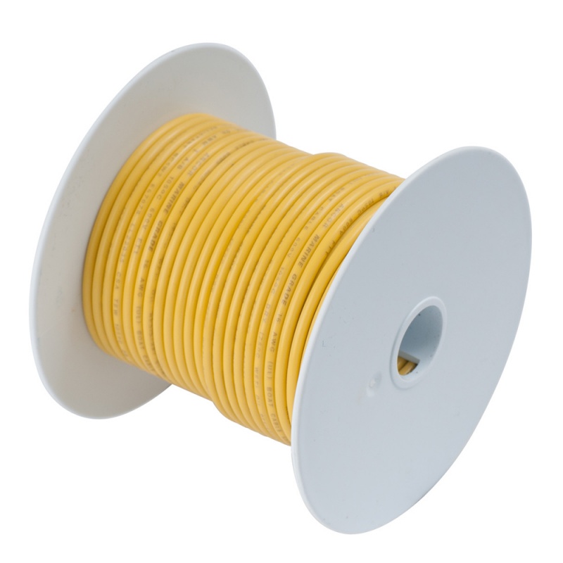 Ancor Yellow 6 Awg Tinned Copper Wire - 25'