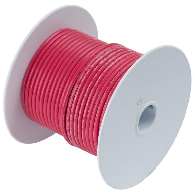 Ancor Red 18 Awg Tinned Copper Wire - 500'