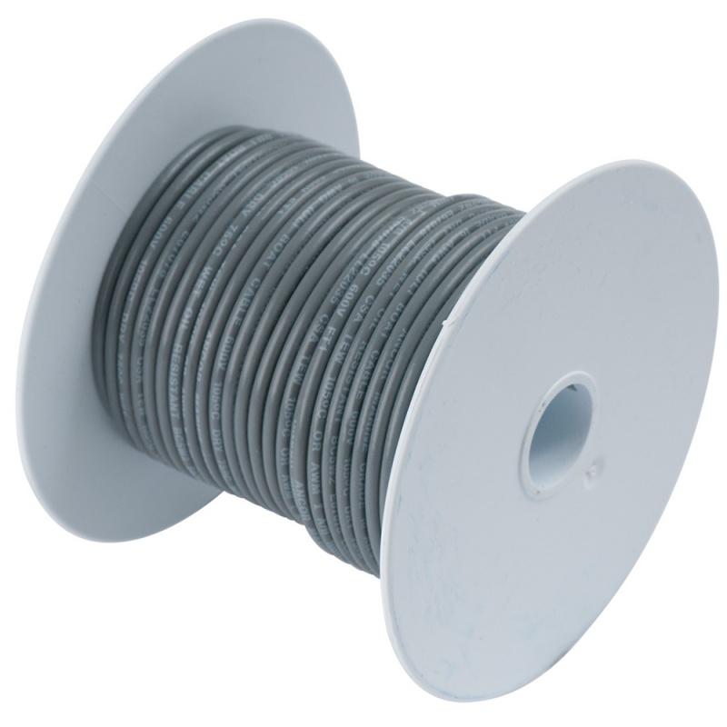 Ancor Grey 14 Awg Tinned Copper Wire - 250'