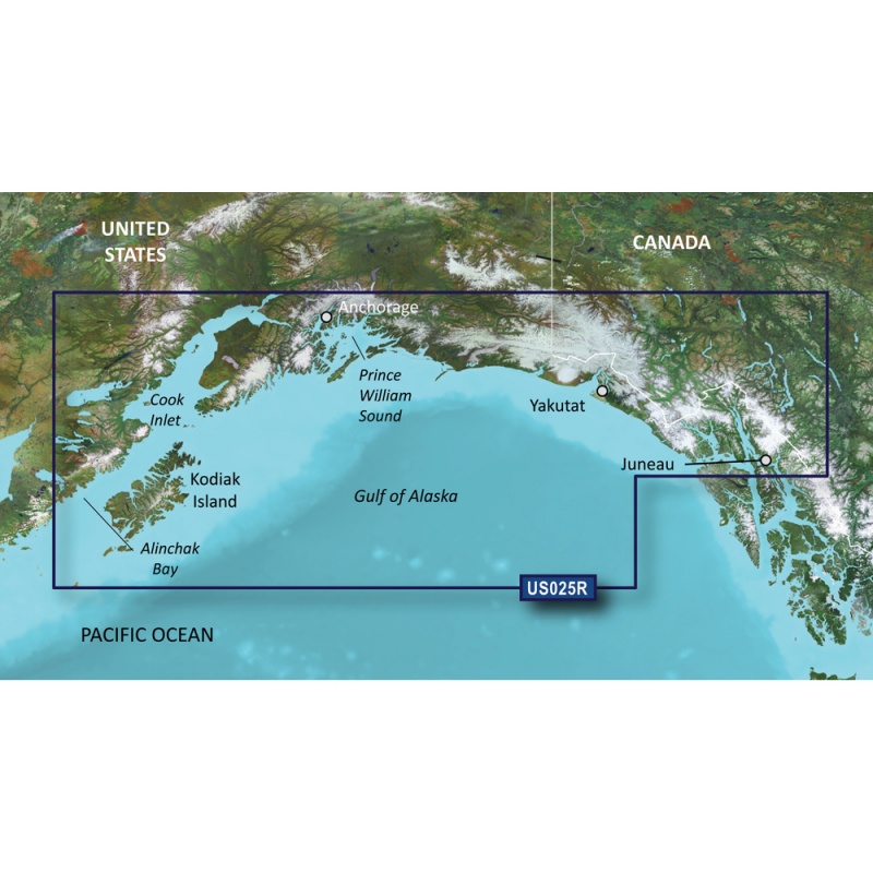 Garmin Bluechart® G3 Vision® Hd - Vus025r - Anchorage - Juneau - Microsd™/Sd™