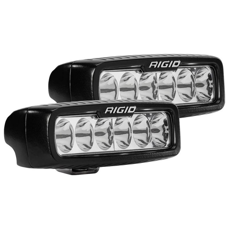 Rigid Industries Sr-Q Series Pro Driving Surface Mount Pair Black Lights