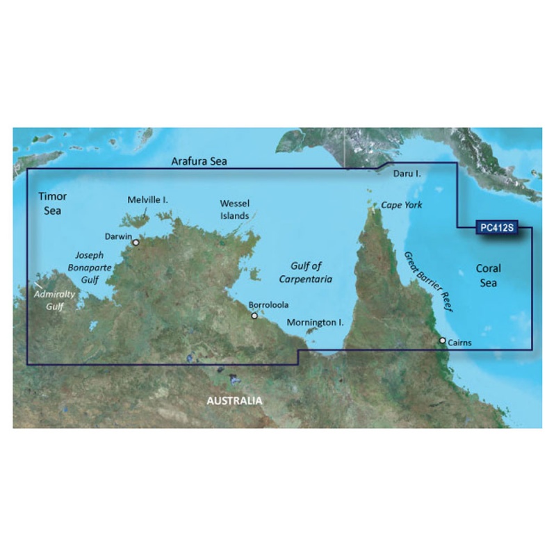 Garmin Bluechart® G3 Hd - Hxpc412s - Admiralty Gulf Wa To Cairns - Microsd™/Sd™