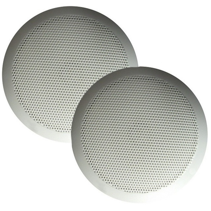 Majestic Spk50 Ultra Slim 5" Speakers 30W - White Pair