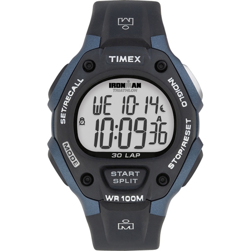 Timex Ironman® Classic 30 Full-Size 38Mm Watch - Grey/Blue