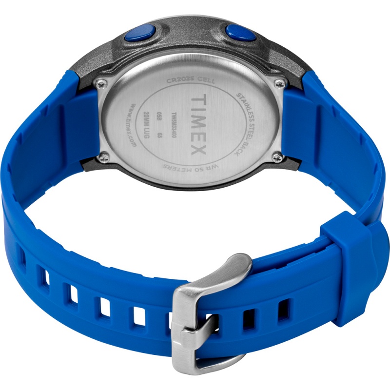 Timex® T100 150 Lap Watch - Blue/Grey