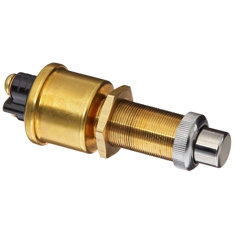 Cole Hersee Heavy Duty Push Button Switch Spst Off-On 2 Screw - 35a