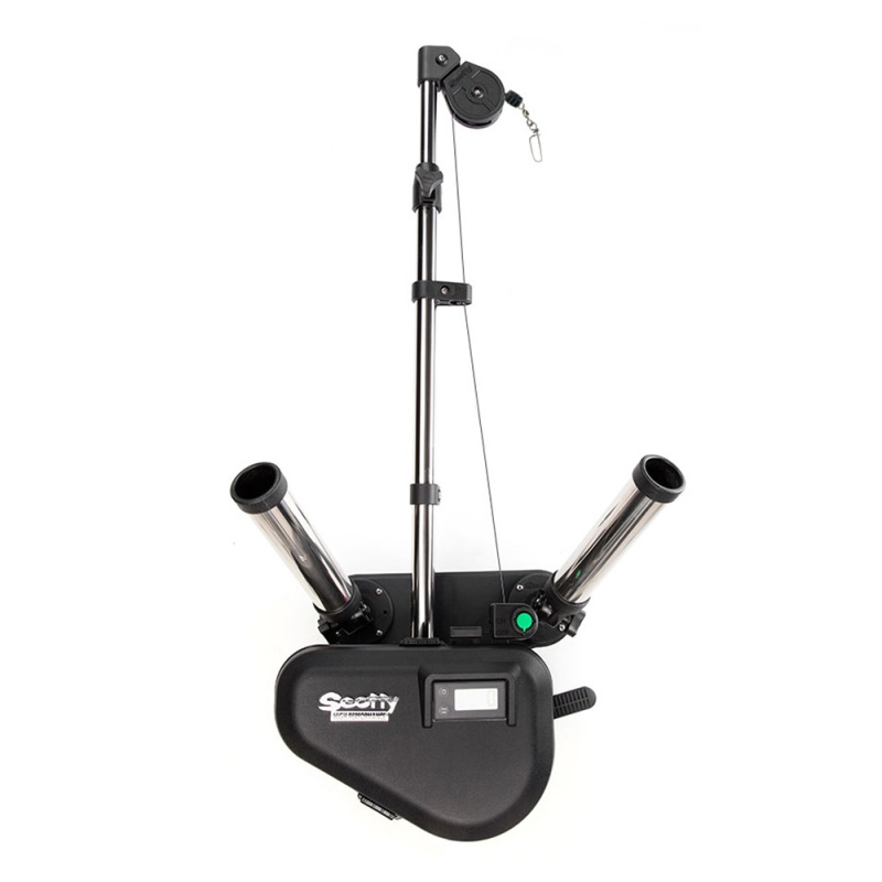 Scotty 2116 Hp Depthpower Electric Downrigger 60" Ss Telescoping Boom W/Swivel Base Dual Rod