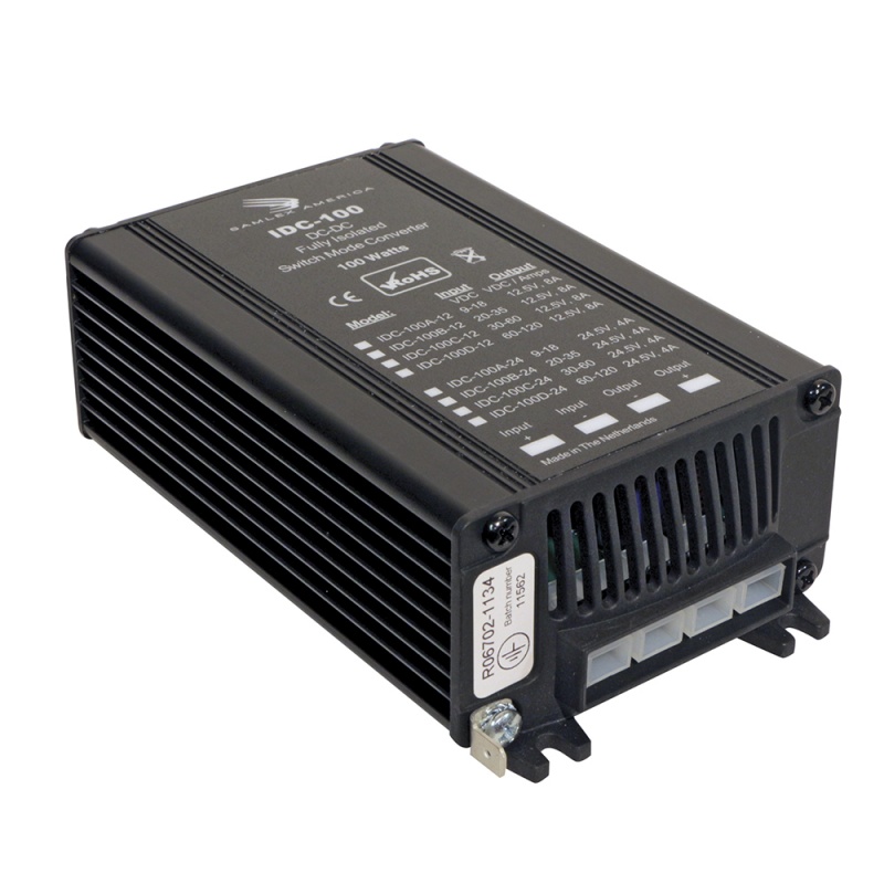 Samlex 100W Fully Isolated Dc-Dc Converter - 8A - 20-35V Input - 12.5V Output