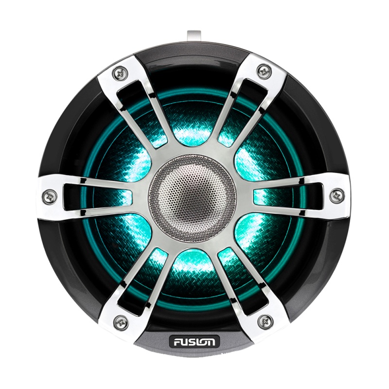 Fusion Sg-Flt652spc 6.5" Wake Tower Speakers W/Crgbw Led Lighting - Sports Chrome