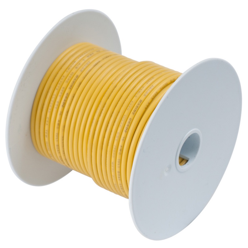 Ancor Yellow 18 Awg Tinned Copper Wire - 500'