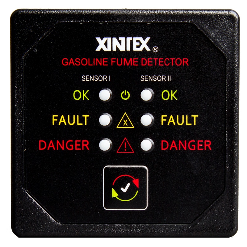 Fireboy-Xintex Gasoline Fume Detector W/Dual Channel - 12/24v