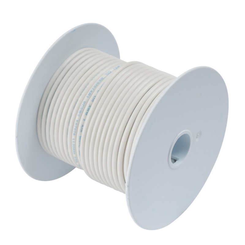 Ancor White 8 Awg Tinned Copper Wire - 250'