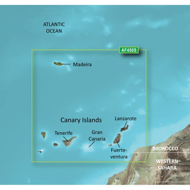 Garmin Bluechart® G3 Vision® Hd - Vaf450s - Madeira & Canary Islands - Microsd™/Sd™