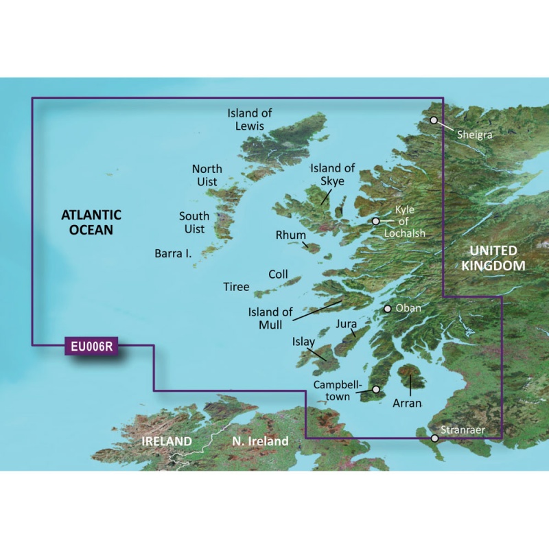 Garmin Bluechart® G3 Hd - Hxeu006r - Scotland West Coast - Microsd™/Sd™