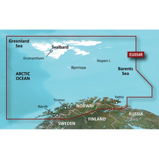 Garmin Bluechart® G3 Hd - Hxeu054r - Vestfjd - Svalbard - Varanger - Microsd™/Sd™