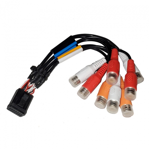 Fusion Wire Harness F/ MS-RA670 & MS-RA770 Stereo - Zone 1 & 2 (B Port-RCA)